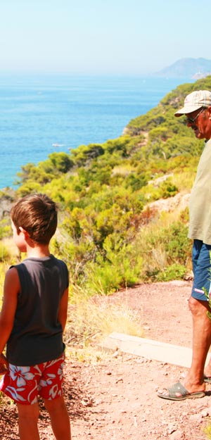 Promenade en famille, sentier découverte, marche du littoral, panoramique et nature